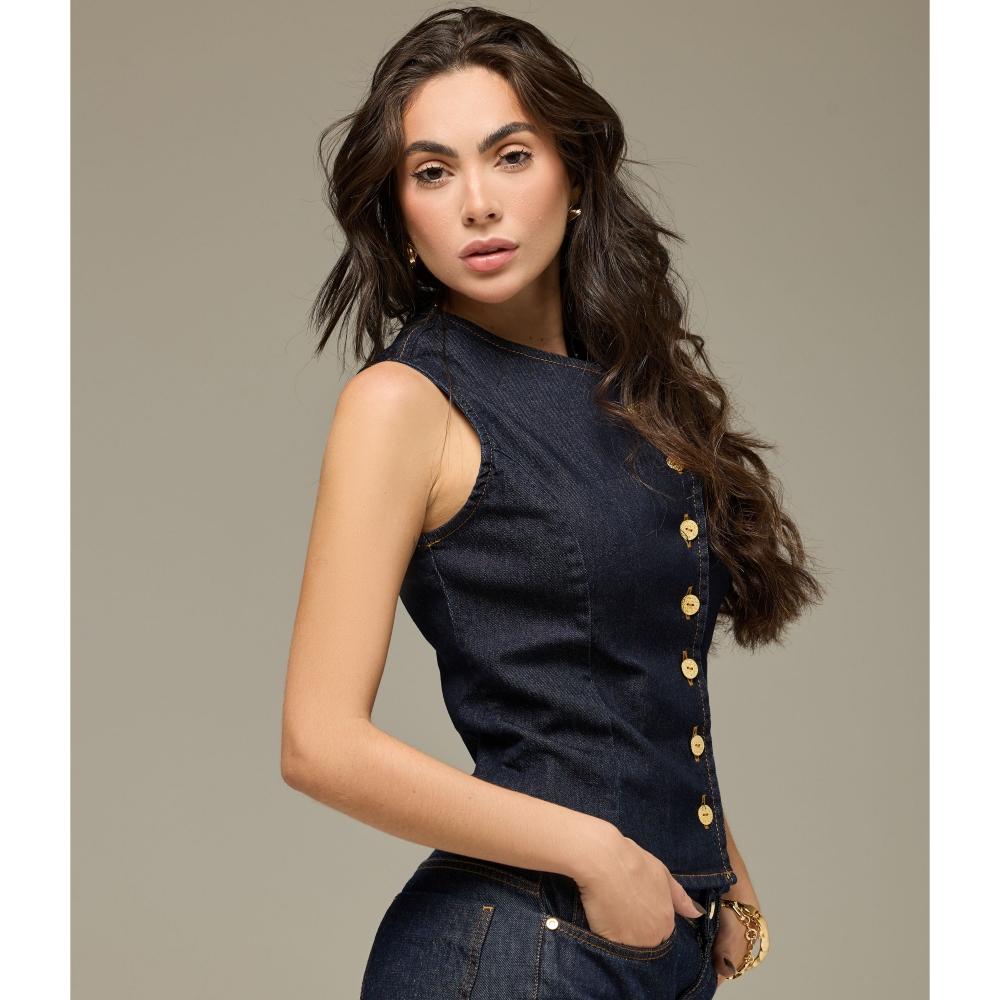 Colete jeans