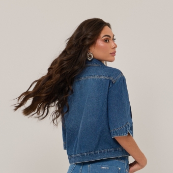 Blusa botões frontais