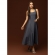 Vestido Jeans com decote horizontal no busto