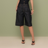 Bermuda jorts pregas frontais