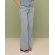 Calça wide leg com pregas frontais