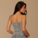 Blusa alcinha de amarrar e lastex atras