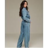 Camisa jeans bordada